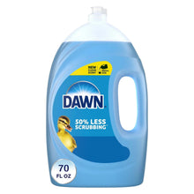 Dawn Ultra Dish Soap Liquid, Dishwashing Liquid, Grease Removal, Original, 70oz