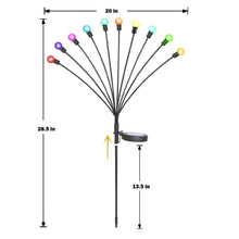 Deck Impressions Multi-Color Solar Firefly Lights, 6-Pack