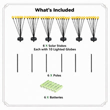 DeckImpressionsMulti-ColorSolarFireflyLights_6-Pack - USA Mega Market