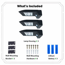 DeckImpressionsSolarWallFenceLightwithMotionSensor_3-Pack - USA Mega Market