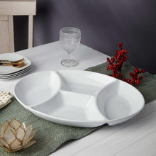Denmark Stoneware 4-Section Serving Tray