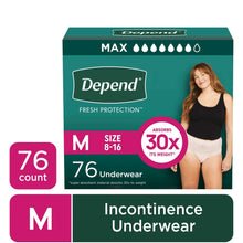 DependFreshProtectionIncontinenceUnderwearforWomen_AdultDiapers_M_76Count9 - USA Mega Market