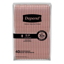 Depend Fresh Protection Incontinence Underwear for Women, Adult Diapers, S, 80 Count