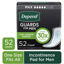 DependGuardsIncontinencePadsforMen_MaximumAbsorbency_52Count8 - USA Mega Market