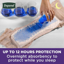 Depend Night Defense Incontinence Underwear for Women, Adult Diapers, M, 24 Count