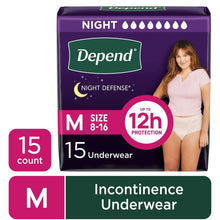 DependNightDefenseIncontinenceUnderwearforWomen-AdultDiapers-M-15Count8-_1 - USA Mega Market