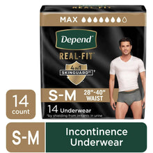 DependRealFitIncontinenceUnderwearforMen-AdultDiapers-SM-Grey-14Count8-_1 - USA Mega Market