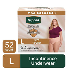 DependSilhouetteWomen-sIncontinence-PostpartumBladderLeakUnderwear-L-52Count6-_1 - USA Mega Market
