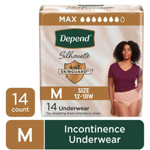DependSilhouetteWomen-sIncontinence-PostpartumBladderLeakUnderwear-M-14Count8-_1 - USA Mega Market
