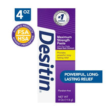 Desitin Maximum Strength Baby Diaper Rash Cream, Butt Paste with Zinc Oxide, 4 oz