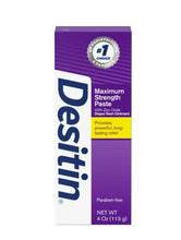 Crema para la dermatitis del pañal Desitin de máxima potencia, pasta para la colita con óxido de zinc, 113 g