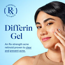 Differin Prescription-Strength Retinoid Acne Treatment Gel for Face with 0.1% Adapalene, Clears & Prevents Acne, Fragrance-Free, 15g Tube   (PACK OF 2 )