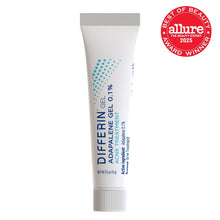 Differin Prescription-Strength Retinoid Acne Treatment Gel for Face with 0.1% Adapalene, Clears & Prevents Acne, Fragrance-Free, 15g Tube   (PACK OF 2 )