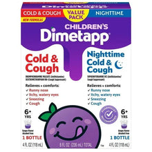 Children’s Dimetapp Cold & Cough + Nighttime Cold & Cough Liquid, Value Pack, 4 fl oz Each