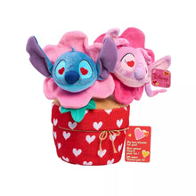 DisneyValentineBloomingPottedPlush-Stitch - USA Mega Market