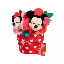 Disney Valentine Blooming Potted Plush - Mickey Mouse & Minnie Mouse