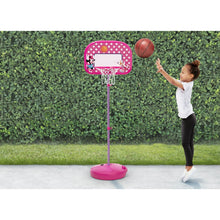 Disney Minnie Mouse Basketball Hoop Set by Delta Children - Includes Hoop, Ball and Pump, Pink