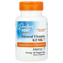 Doctor_sBest_NaturalVitaminK2MK-7_45mcg_60VeggieCaps - USA Mega Market