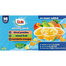 Dole No Sugar Added Mixed Fruit Variety Pack, 4 oz., 16 pk.