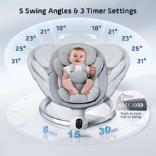 DoulamiElectricBabySwingforNewborntoToddlerPortableInfantSwingRockerwithRemote-APPControl-IMDTou_7569_11 - USA Mega Market