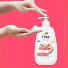 (6 pack) Dove Advanced Care Nourishing Hand Wash for Women Peach & Rice Milk, 12 oz