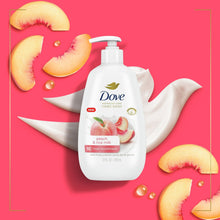 (6 pack) Dove Advanced Care Nourishing Hand Wash for Women Peach & Rice Milk, 12 oz