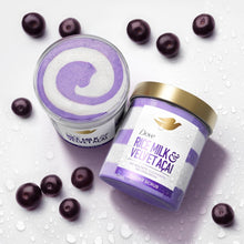 Dove Body Scrub Velvet Acai & Rice Milk, 15 oz (2 PACK )
