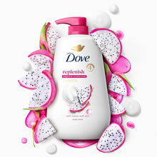 DoveBodyWashfor24hrLotion-SoftSkinReplenishDragonFruitandCoconutCreamMoisturizingSkinCleanserwithNoSulfatesNoParabens_30.6floz2 - USA Mega Market