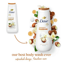 Dove Body Wash for Women Moisturizing Pamper Shea Butter & Vanilla Moisturizing All Skin, 20oz