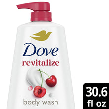 DoveBodyWashforWomenMoisturizingRevitalizanteCherry_ChiaMilkCleanserAllSkin_30.6ozwithPump7 - USA Mega Market