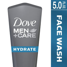 (3 PACK ) Dove Men+Care Hydrate + Face Wash, 5 fl oz