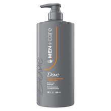 Dove Men+Care Shampoo Builds Hair Strength, Thick & Strong, with Calcium, 28 fl oz