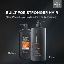 Dove Men+Care Shampoo Builds Hair Strength, Thick & Strong, with Calcium, 28 fl oz