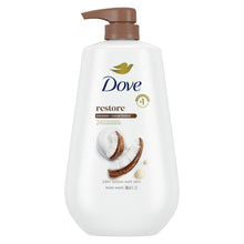 DoveRestoringGentleBodyWashforWomenCoconut_CocoaButter_30.6ozwithPump12 - USA Mega Market