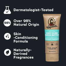 Dr.SquatchMensMoisturizingShaveButter_EasyGlideNaturalThick_CreamyShavingButterforMen_CoconutCastaway_6flOz9 - Brands For Less USA
