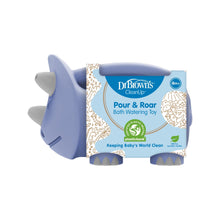 Dr. Brown's Clean up Pour & Roar Watering Can Bath Toy, Baby Bath Essentials Toddler and Kids Toy, 6m+, BPA Free