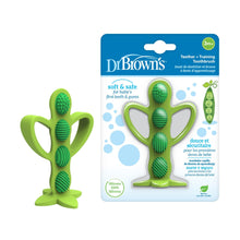 Dr. Brown's Peapod Teether & Training Toothbrush, Soft 100% Silicone, BPA Free, 3m+, 1 Pack
