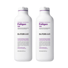 Champú Dr.FORHAIR Folligen Silk, 500 ml, paquete de 2