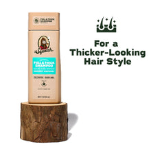 Dr. Squatch Full & Thick Mens Hydrating Shampoo, Thickening Natural Sulfate Free Shampoo for Men, Coconut Castaway, 11 fl Oz (PACK OF 3 )