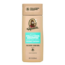 Dr. Squatch Full & Thick Mens Hydrating Shampoo, Thickening Natural Sulfate Free Shampoo for Men, Coconut Castaway, 11 fl Oz (PACK OF 3 )