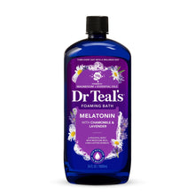 Dr Teal's Foaming Bath, Sleep Bath with Melatonin, Lavender & Chamomile Essential Oils, 34 fl oz. (3 PACK  )