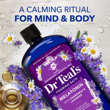 Dr Teal's Foaming Bath, Sleep Bath with Melatonin, Lavender & Chamomile Essential Oils, 34 fl oz. (3 PACK  )