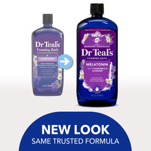 Dr Teal's Foaming Bath, Sleep Bath with Melatonin, Lavender & Chamomile Essential Oils, 34 fl oz. (3 PACK  )