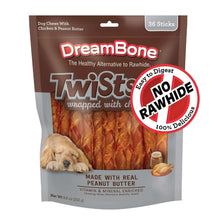 DreamBoneTwistsWrappedWithChicken-MadeWithRealPeanutButter-No-RawhideChewsForDogs-36Sticks-_1 - USA Mega Market