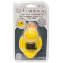 Dreambaby Duck Baby Bath Thermometer - Instant Read Digital Thermometer for Water and Room Temperature
