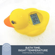 Dreambaby Duck Baby Bath Thermometer - Instant Read Digital Thermometer for Water and Room Temperature