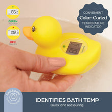 Dreambaby Duck Baby Bath Thermometer - Instant Read Digital Thermometer for Water and Room Temperature