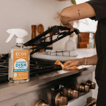 ECOS Foaming Dish Soap Spray, Lemon, 16 fl oz + 96 fl oz Refill