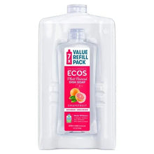 ECOS Liquid Dish Soap, Grapefruit, 16 fl oz + 96 fl oz Refill
