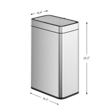 EKOMatteStainlessSteelMotionSensorKitchenTrashCan13.2Gallon2 - USA Mega Market